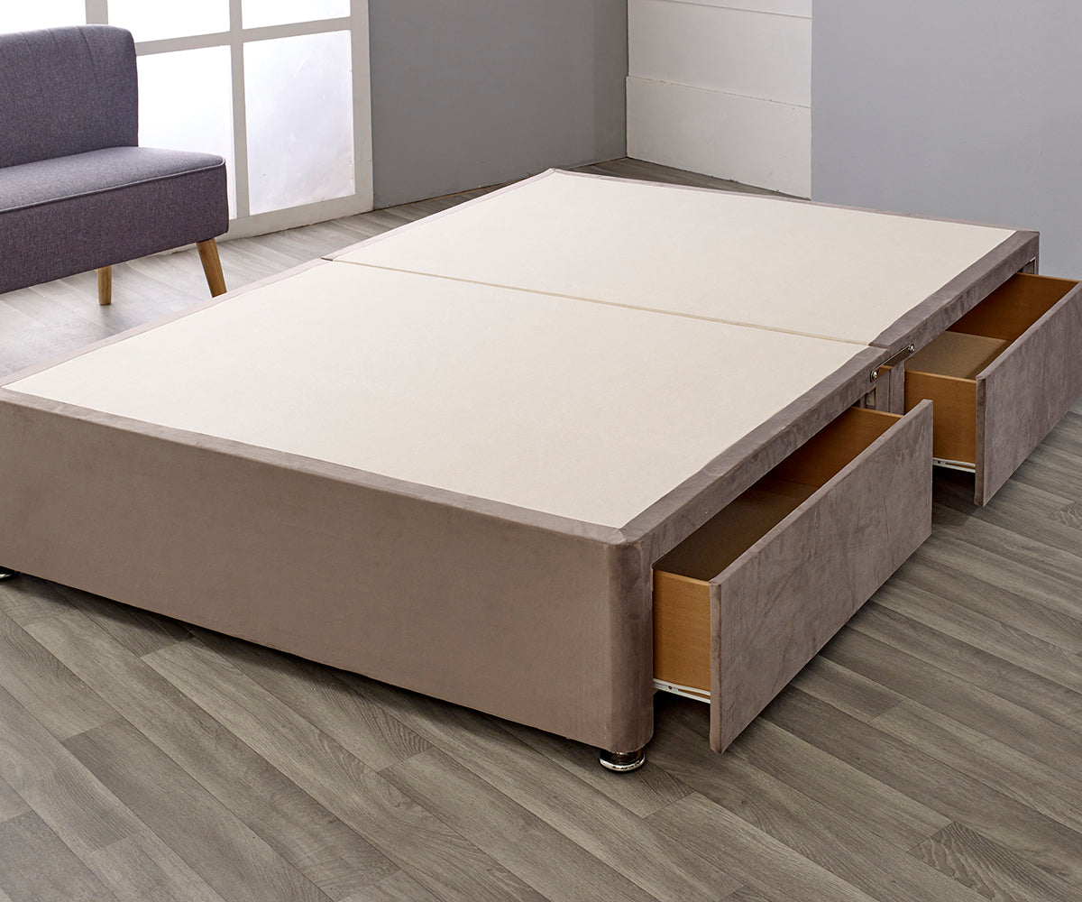 Luxury 2 Drawer Divan Base with Headboard